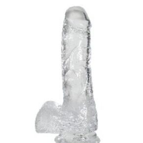 soft-realistic-transparent-dildo-with-powerful-suction-cups