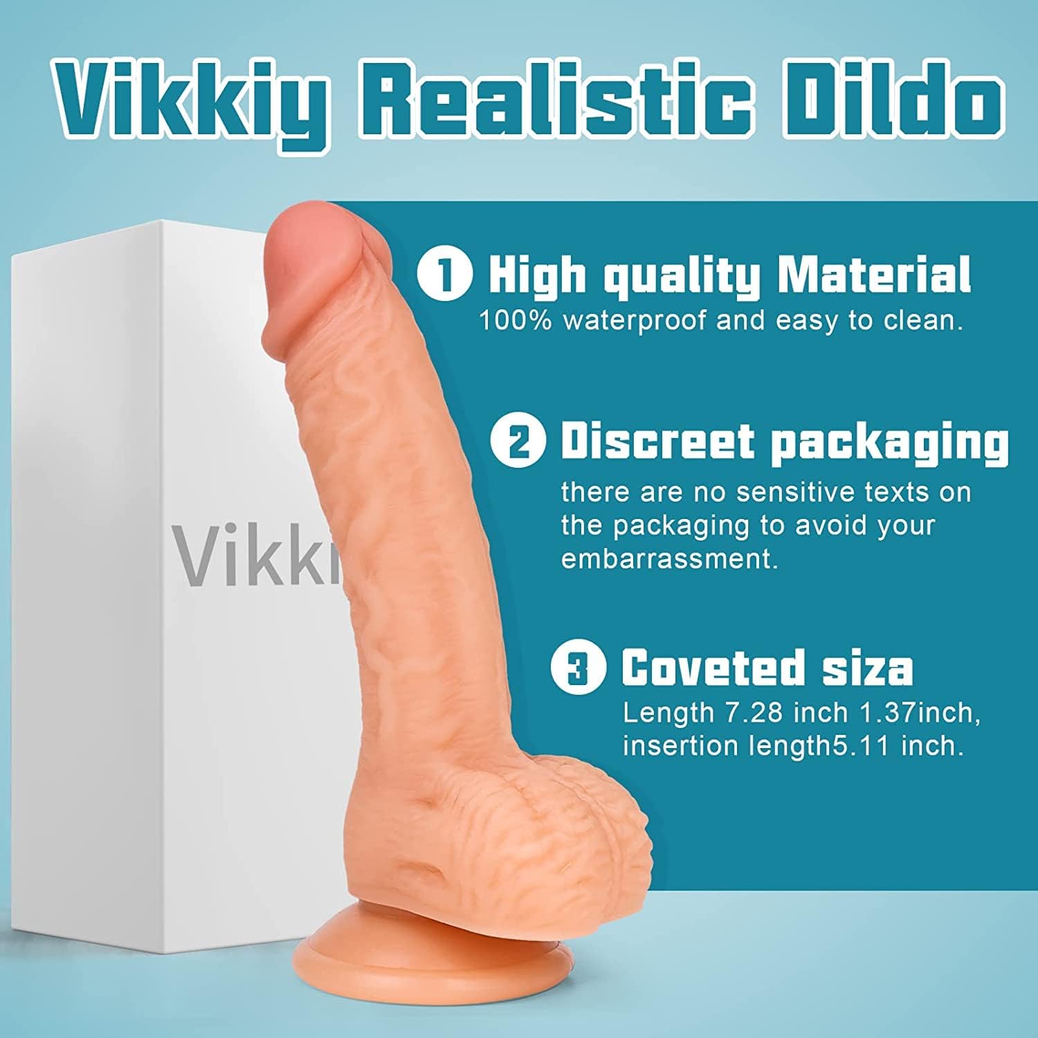 Perfect 7 Inch Skin Dildo in Pakistan