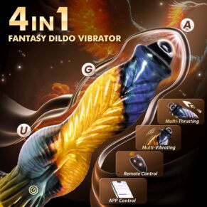 Best 4IN1 Thrusting Dildo Vibrator Pakistan