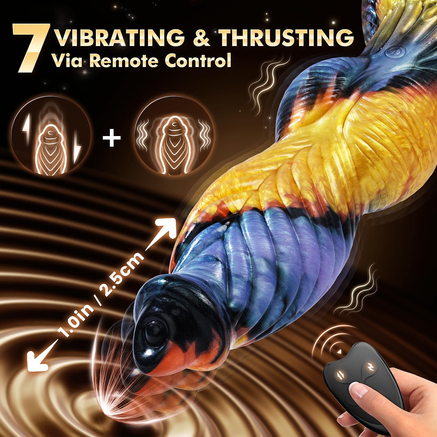 Best 4IN1 Thrusting Dildo Vibrator Pakistan