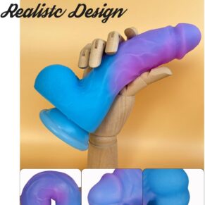 Best 8 Inch Realistic Silicone Dildo