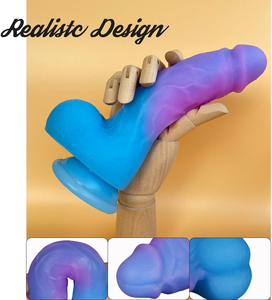 Best 8 Inch Realistic Silicone Dildo