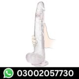 Perfect 11 Inch Clear Big Dildo in Pakistan