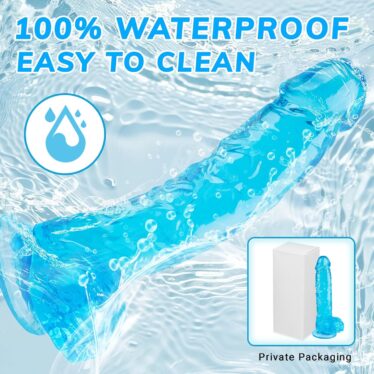 Perfect 7 Inch Soft Blue Dildo in Pakistan