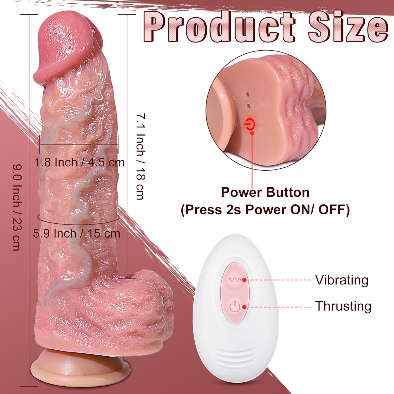 Perfect Huge Dildo Sex Toys in Pakistan - Image 5