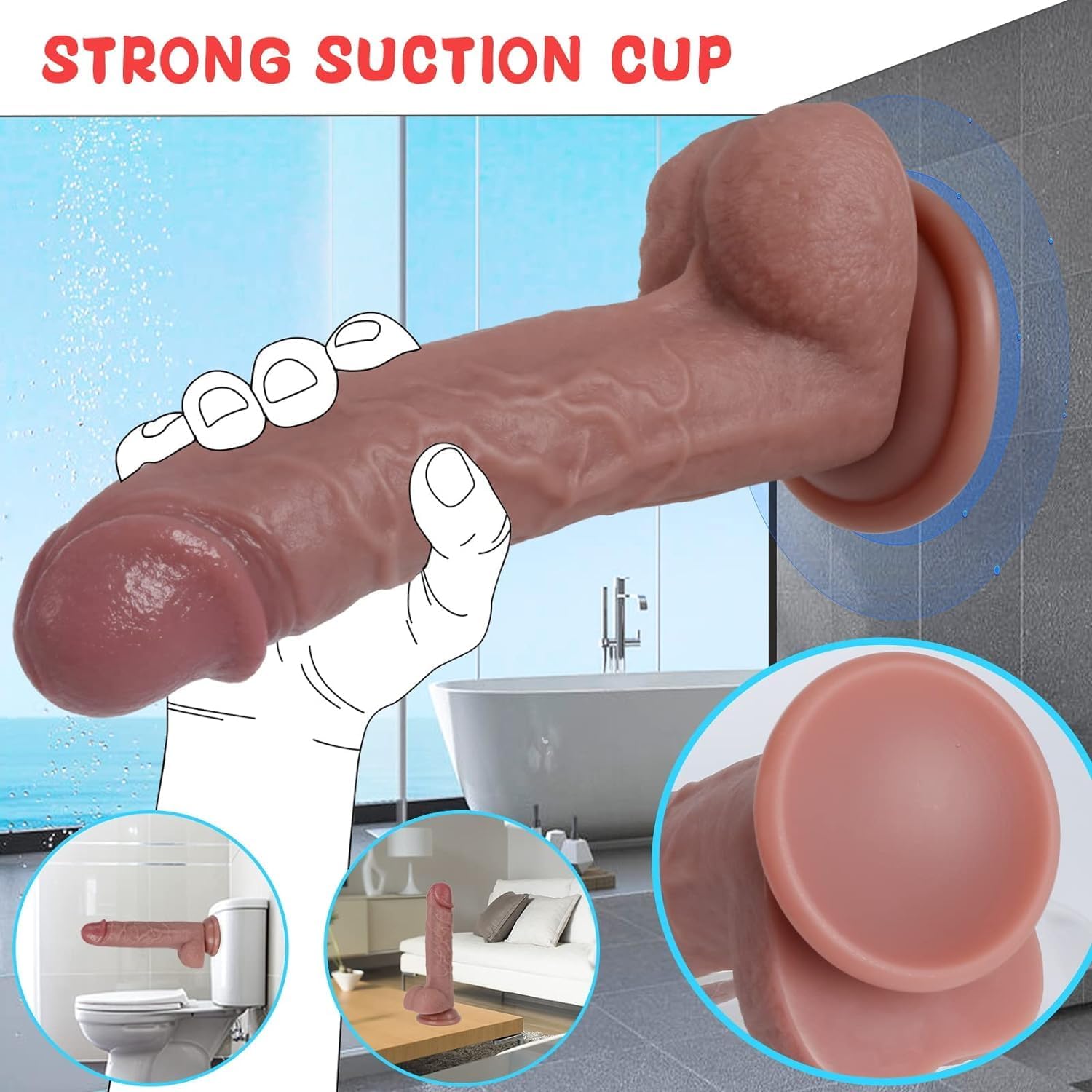 Best 7 Inch Lifelike Dildo in Pakistan - Image 4