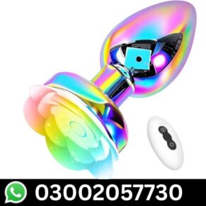 Rainbow Metal Anal Plug in Pakistan