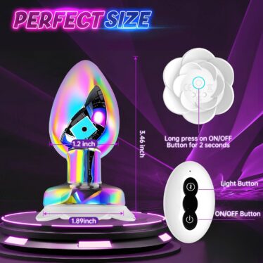 Rainbow Metal Anal Plug in Pakistan