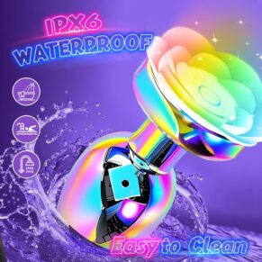 Rainbow Metal Anal Plug in Pakistan